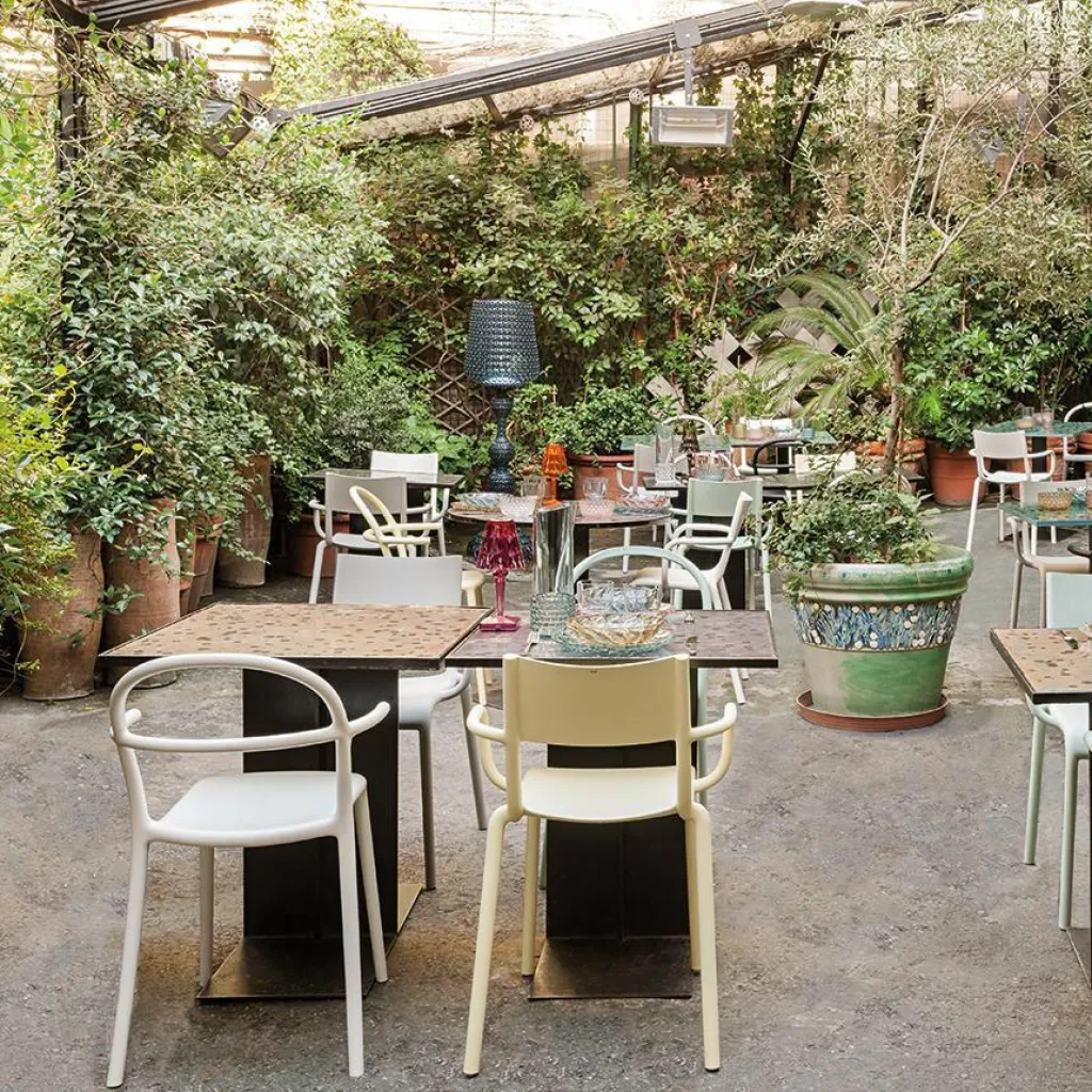 Stühle|Gartenstühle^Kartell Generic C Gartenarmlehnstuhl