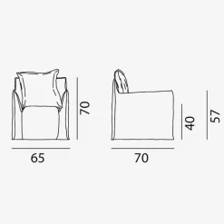 Gervasoni Ghost 05 Sessel| Sessel