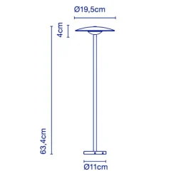 Marset Ginger B 20/63 LED Pollerleuchte| Pollerleuchten|Pollerleuchten