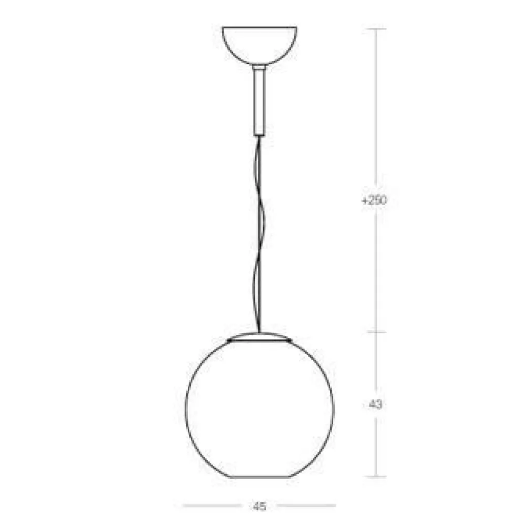 Fontana Arte Globo di Luce Pendelleuchte L| Pendelleuchten