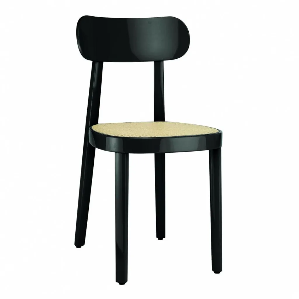 Stühle^Thonet Gloss 118 Stuhl mit Rohrgeflecht