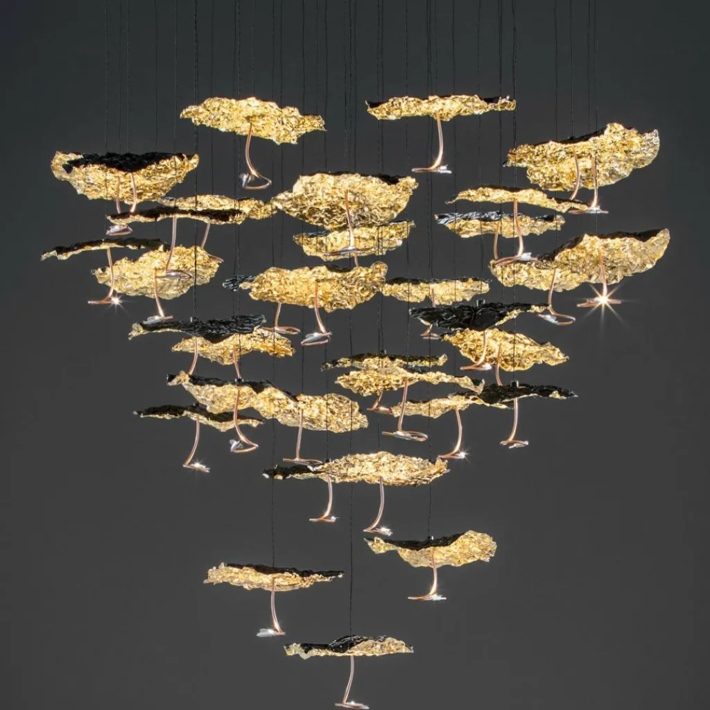 Catellani & Smith Gold Moon Chandelier LED Pendelleuchte| Pendelleuchten