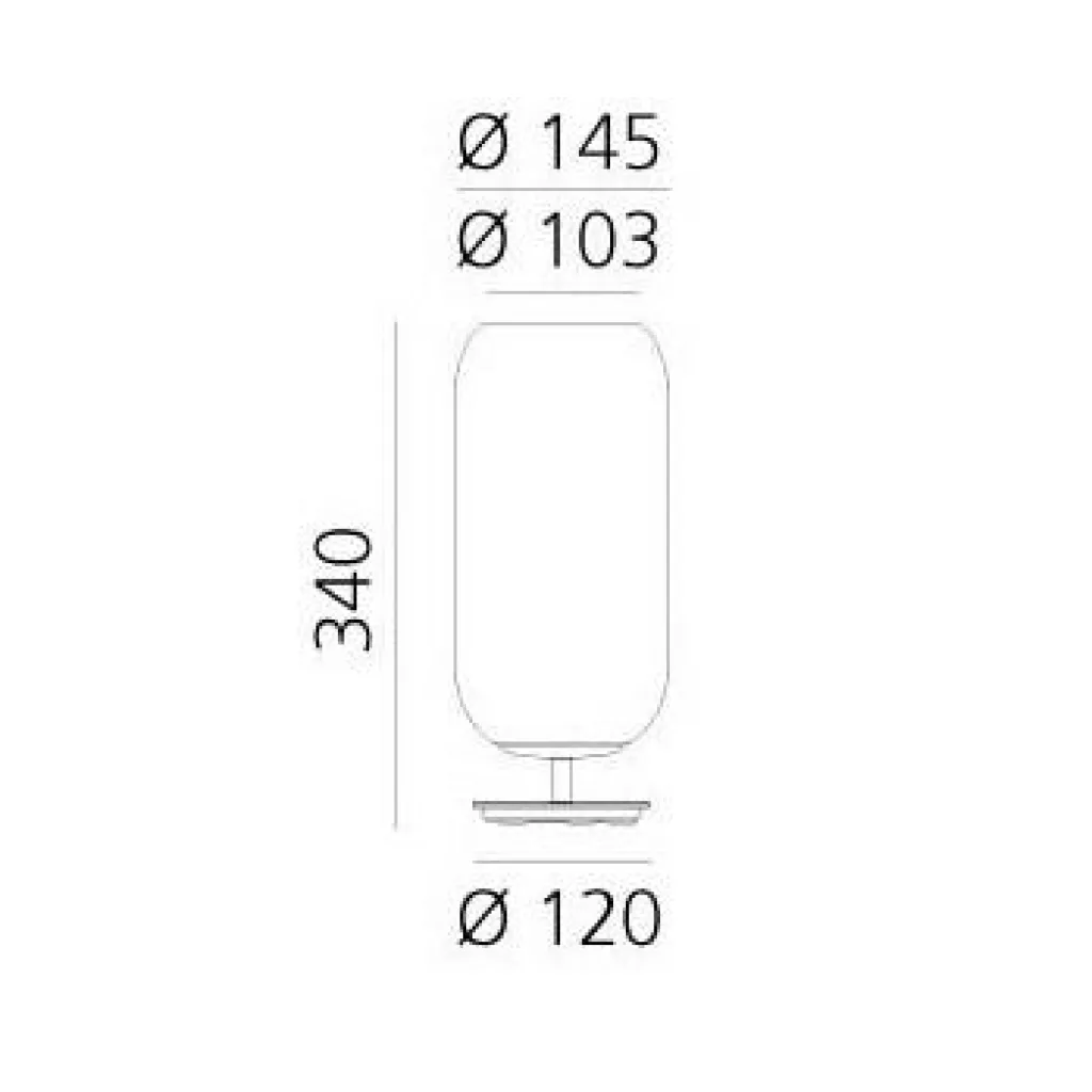 Tischleuchten|Nachttischleuchten^Artemide Gople Tavolo Mini Tischleuchte