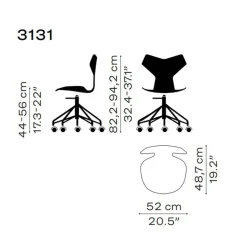 Bürostühle^Fritz Hansen Grand Prix™ Drehstuhl