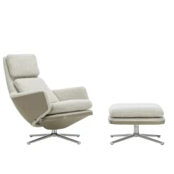 Sessel^Vitra Grand Relax Sessel & Ottoman Stoff
