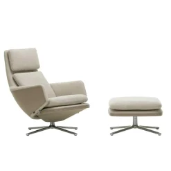 Sessel^Vitra Grand Relax Sessel & Ottoman Stoff