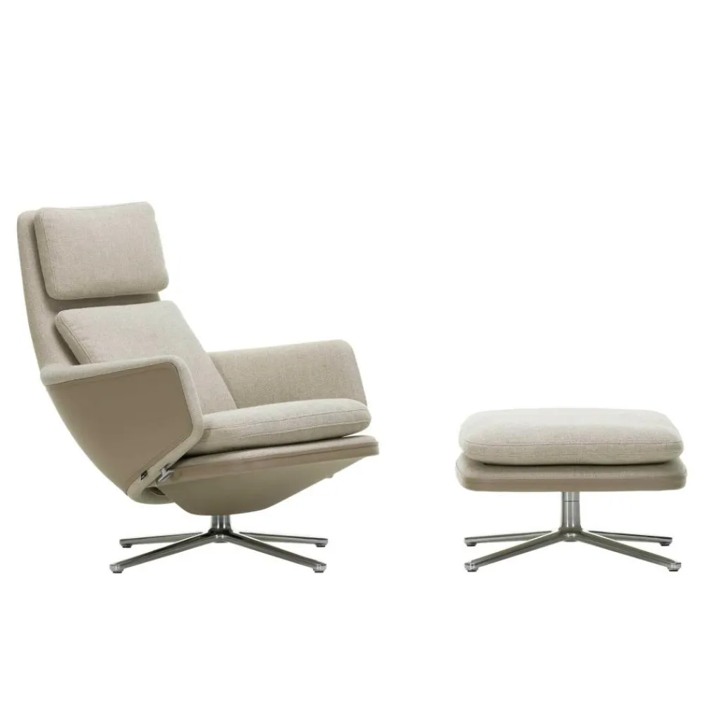 Sessel^Vitra Grand Relax Sessel & Ottoman Stoff