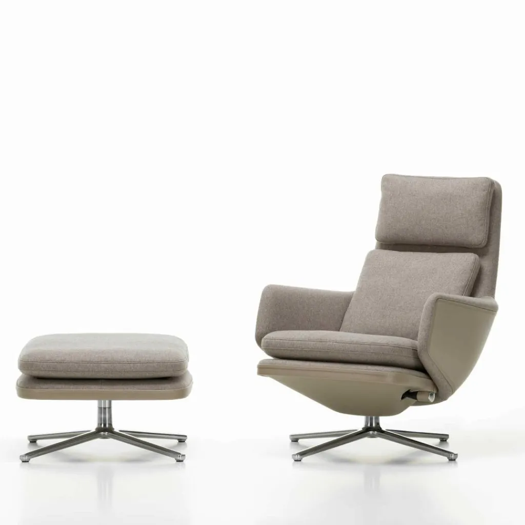 Sessel^Vitra Grand Relax Sessel & Ottoman Stoff