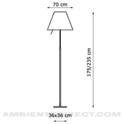 Stehleuchten^Luceplan Grande Costanza Terra Stehleuchte