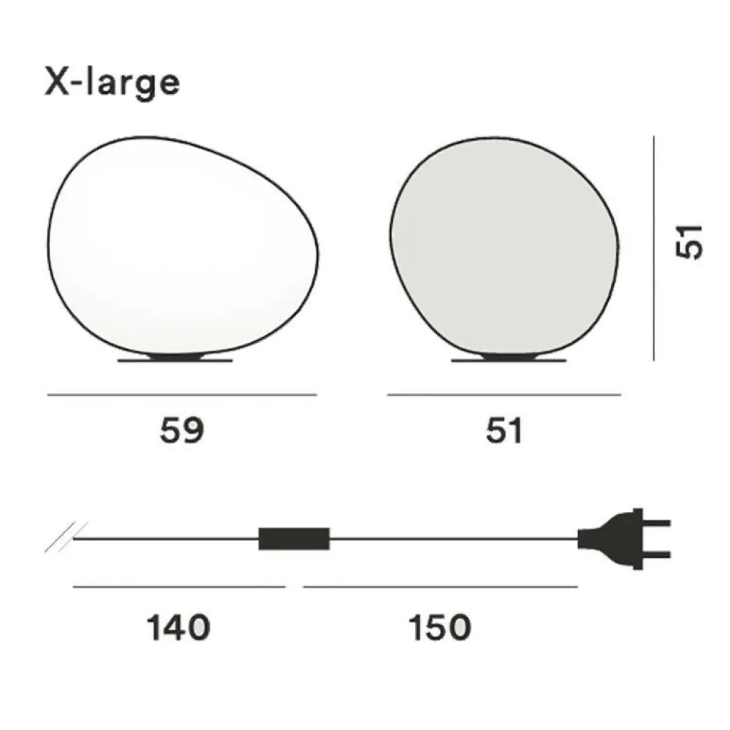Bodenleuchten Außen|Bodenleuchten Außen^Foscarini Gregg Außenbodenleuchte 3er Set