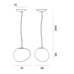 Pendelleuchten^Foscarini Gregg Media Pendelleuchte