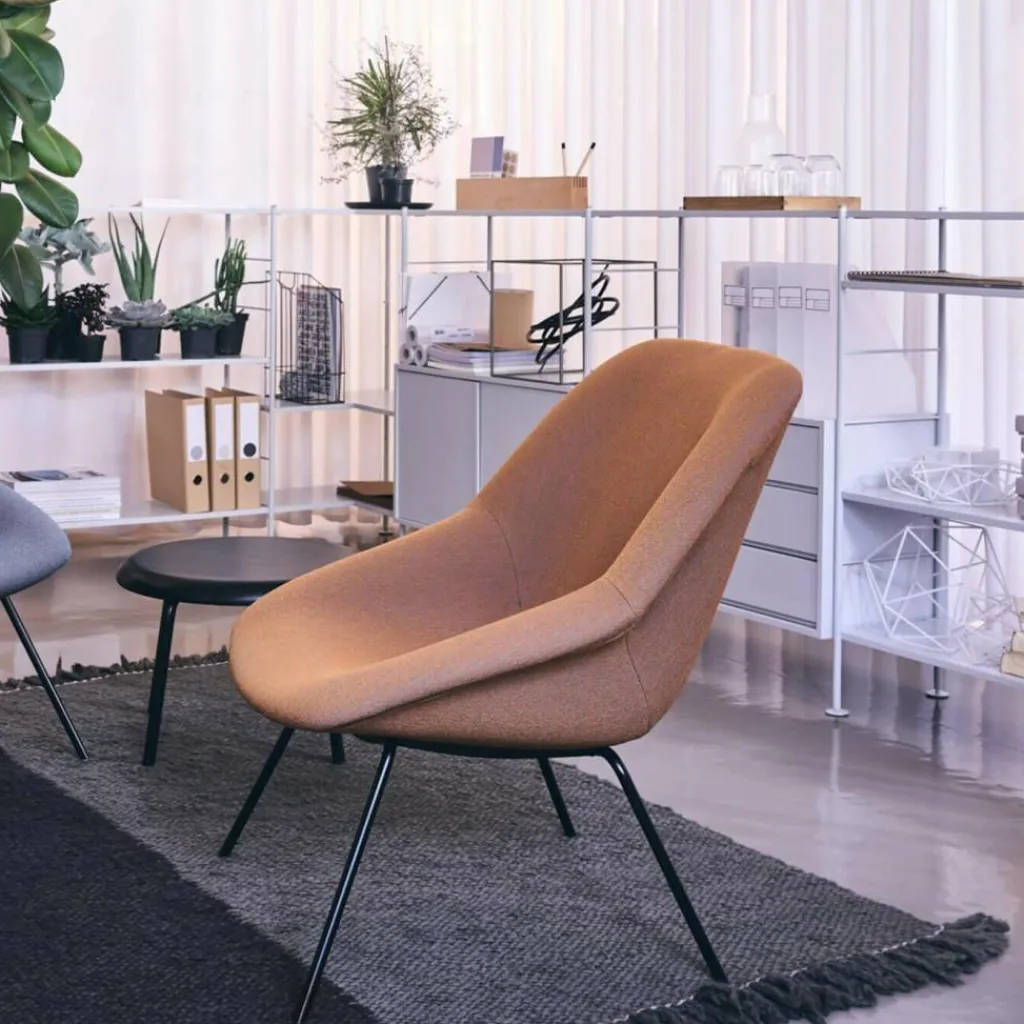 Sessel^Richard Lampert H 55 Sessel Gestell schwarz