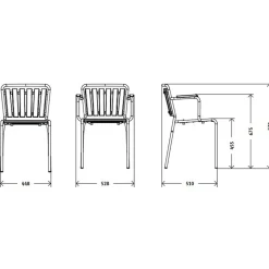 Embru Haefeli Modell 1021 Gartenarmlehnstuhl| Stühle|Gartenstühle