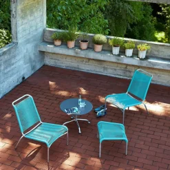 Embru Haefeli Modell 1112 Lounge Gartenbeistelltisch| Garten-Beistelltische