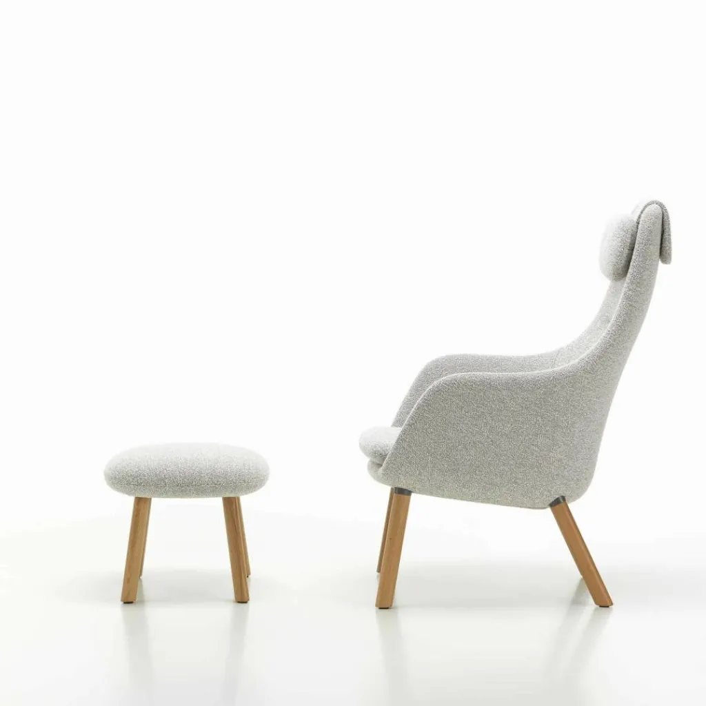 Sessel^Vitra HAL Lounge Sessel & Ottoman Stoff