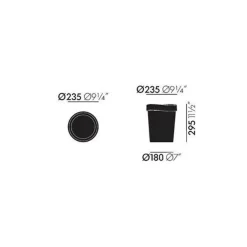 Badaccessoires^Vitra Happy Bin S Papierkorb