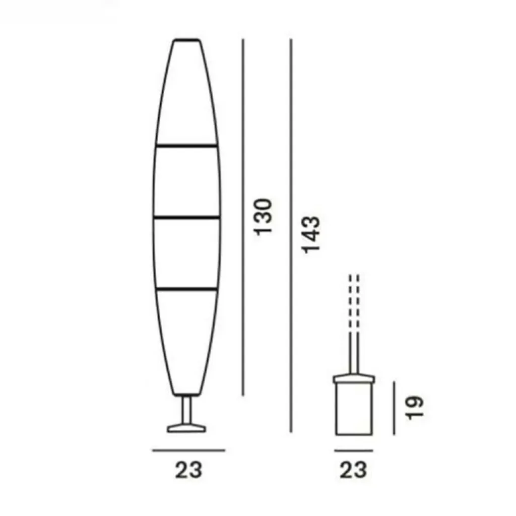 Außenstehleuchten|Außenstehleuchten^Foscarini Havana Terra Bassa Außenstehleuchte