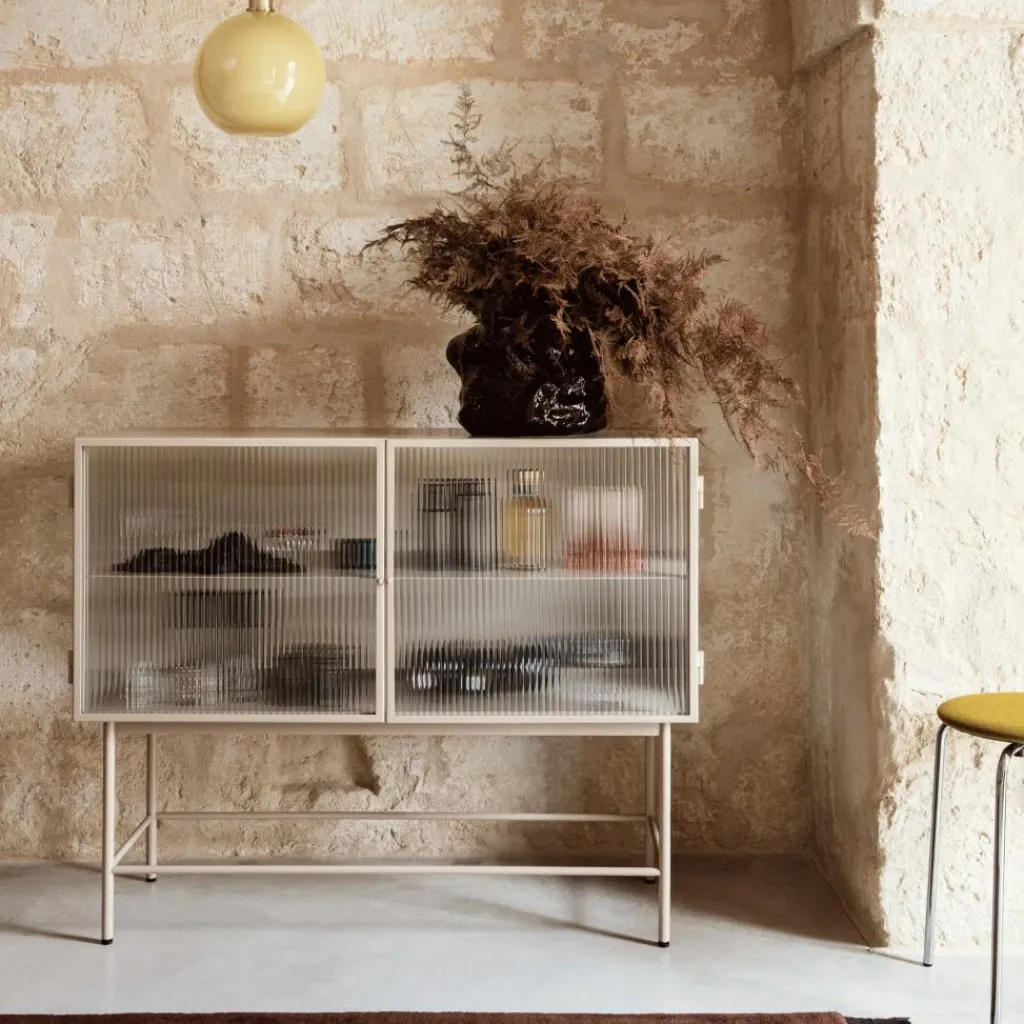 Ferm Living Haze Sideboard geriffeltes Glas| Sideboards|Sideboards