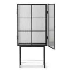Schränke^Ferm Living Haze Vitrine geriffeltes Glas