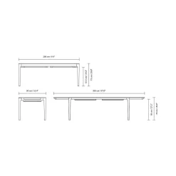 Umage Heart'n'Soul Esstisch Furnier 90x200cm| Tische