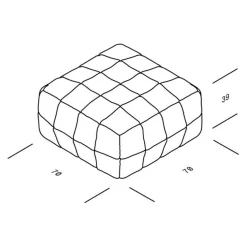 OUT Objekte unserer Tage Henn Pouf M| Poufs