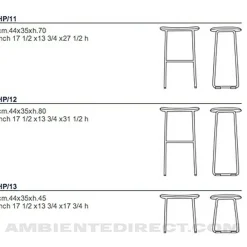 Hocker^Cappellini Hi Pad Hocker H 45cm