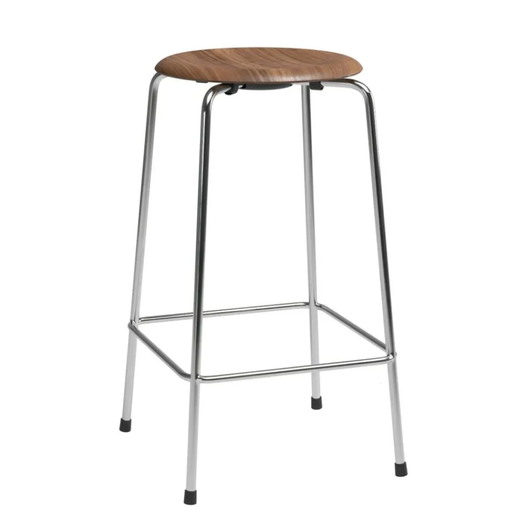 Barhocker^Fritz Hansen High Dot™ Barhocker Niedrig Furnier 4 Beine