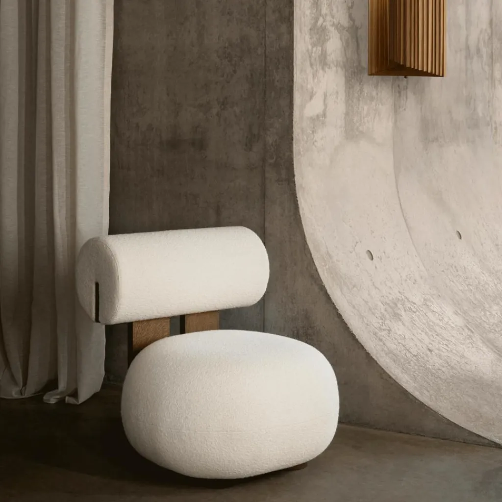 NORR 11 Hippo Lounge Sessel Gestell Eiche hell geräuchert| Sessel