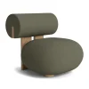 Sessel^NORR 11 Hippo Lounge Sessel Gestell Eiche natur