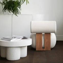 Sessel^NORR 11 Hippo Lounge Sessel Gestell Eiche natur