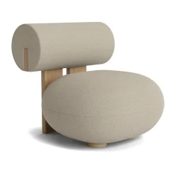 Sessel^NORR 11 Hippo Lounge Sessel Gestell Eiche natur