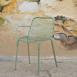 Gartenstühle^Kartell Hiray Gartenarmlehnstuhl