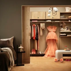 String Hängeschrank mit Klapptüren 156x50x30cm| Schränke