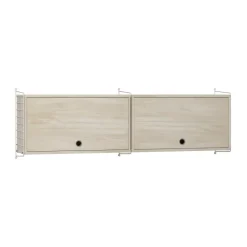 String Hängeschrank mit Klapptüren 156x50x30cm| Schränke
