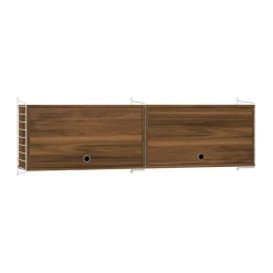 String Hängeschrank mit Klapptüren 156x50x30cm| Schränke
