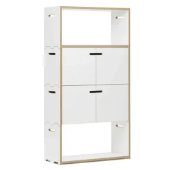 Tojo Hochstapler Regal mit Türen H 144cm| Regale