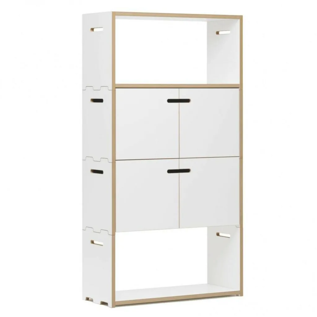 Tojo Hochstapler Regal mit Türen H 144cm| Regale