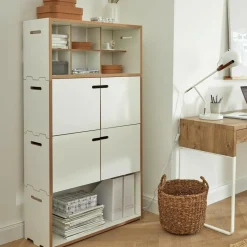 Tojo Hochstapler Regal mit Türen H 144cm| Regale