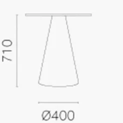 Pedrali Ikon 865 Tisch Ø 69cm| Tische|Esstische