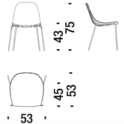 Stühle^Moroso Impossible Wood Gartenstuhl
