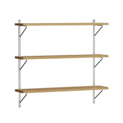 Regale^Nine Inline Wandregal Gestell poliert S