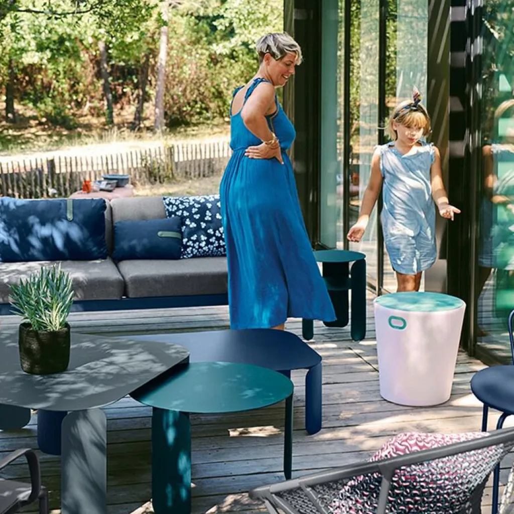 Bodenleuchten^Fermob Inouï LED Leuchthocker mit Akku