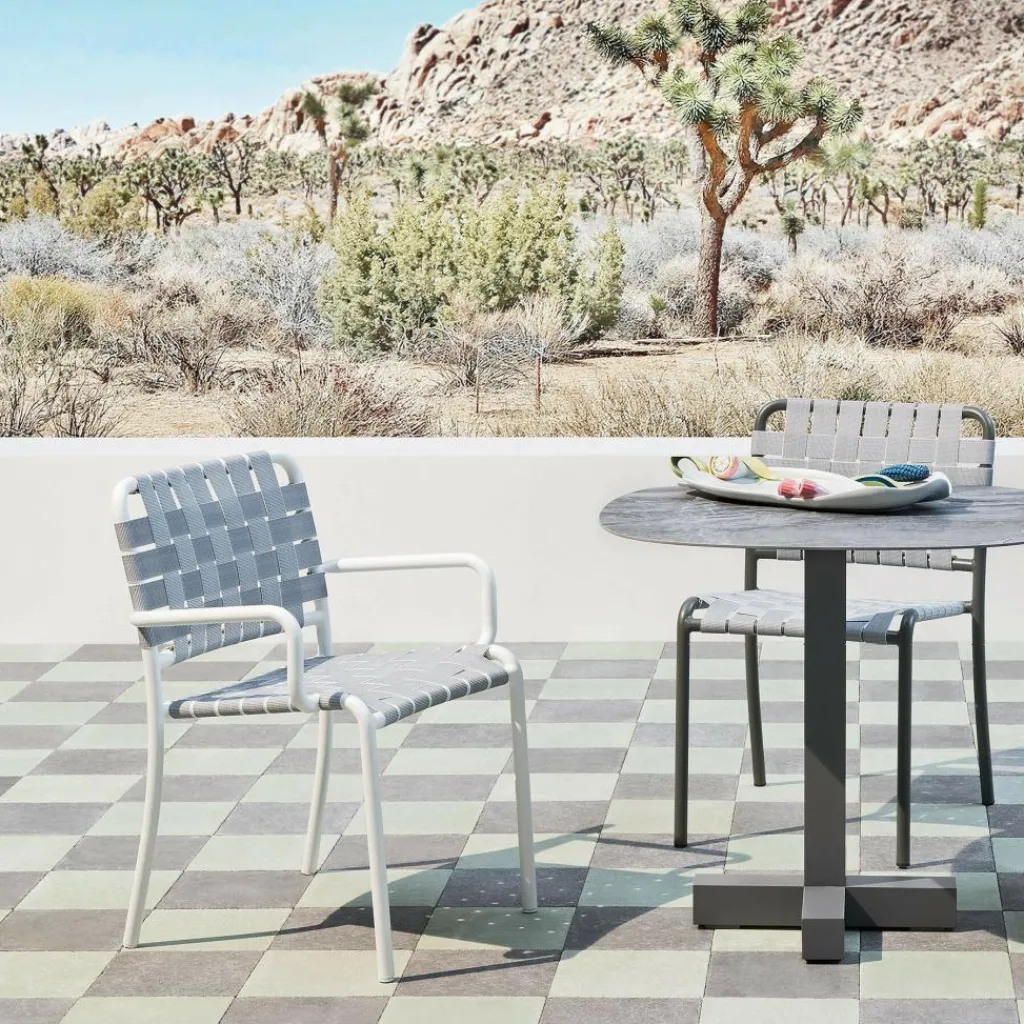 Stühle^Gervasoni Inout 824 Gartenarmlehnstuhl