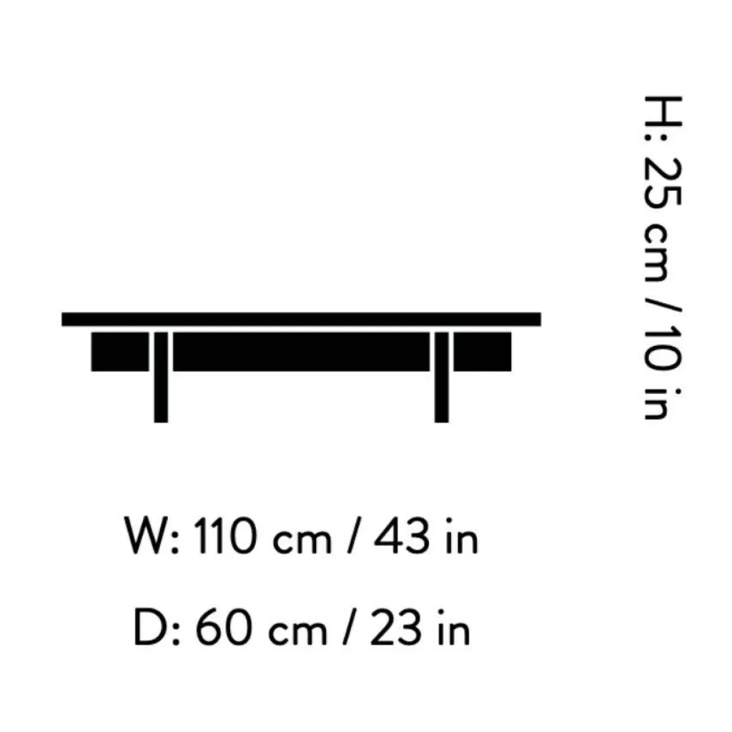 Tische^&Tradition Ita OS3 Kaffeetisch 110x60cm
