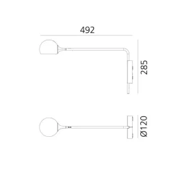 Artemide IXA LED Wandleuchte| Wandleuchten