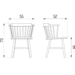 Stühle^FDB Møbler J18 Armlehnstuhl