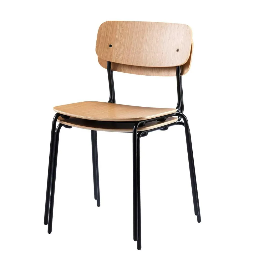 FDB Møbler J182 Holmen Stuhl stapelbar| Stühle