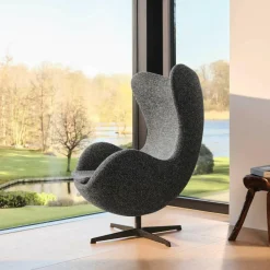 Sessel^Fritz Hansen Jubiläumsedition 2022 Egg/Das Ei™ Loungesessel Stoff