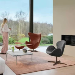 Fritz Hansen Jubiläumsedition 2022 Egg/Das Ei™ Loungesessel Leder| Sessel
