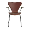 Stühle^Fritz Hansen Jubiläumsedition 2022 Serie 7™ Armlehnstuhl Leder